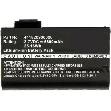 Li-Pol, 3.7V, 2200mAh KT-TC55-29BTYD1-01 Battery Compatible with Motorola 82-164807-01 Barcode Scanner, Replacement for Motorola BTRY-TC55-44MA1-01 Synergy Digital Barcode Scanner Battery Li-Pol, 3.7V, 2200mAh KT-TC55-29BTYD1-01 Battery Compatible with Motorola 82-164807-01 Barcode Scanner, Replacement for Motorola BTRY-TC55-44MA1-01 Synergy Digital Barcode Scanner Battery